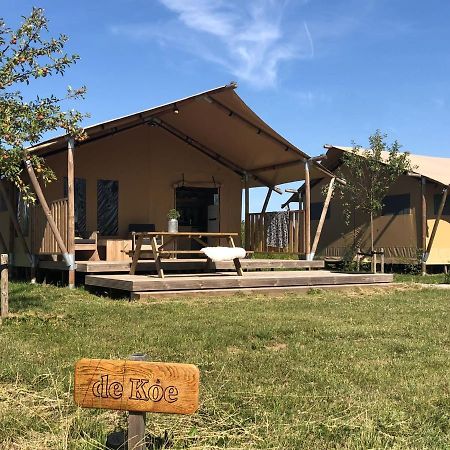 De Hazelaarshof Luxe Glampingtent Bij Natuurgebied De Millingerwaard Kekerdom Exterior photo